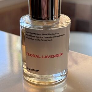 Dossier floral lavender